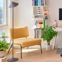 Zafferano Pina XXL lampada da terra a batteria