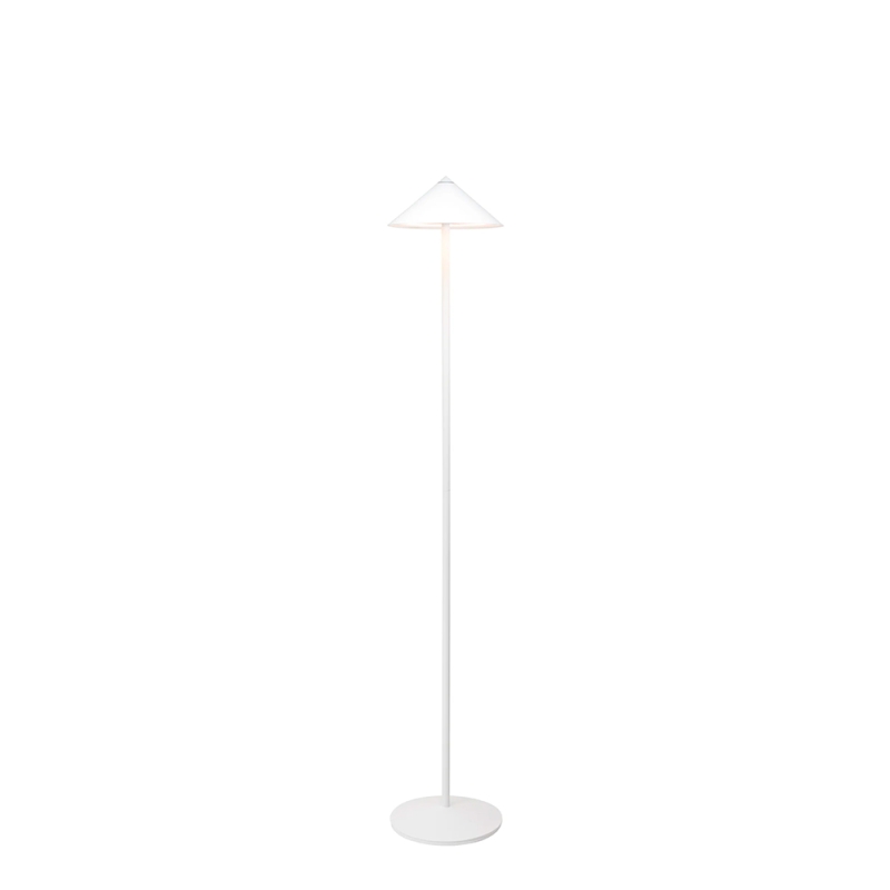 Zafferano Pina XXL lampada da terra a batteria