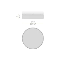 Panzeri Ginevra lampada da soffitto