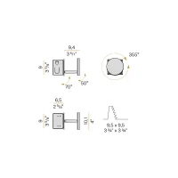 Panzeri Bella recessed wall light