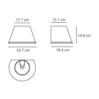 Artemide Choose White Wall Lamp E14 Design Matteo Thun