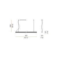 Panzeri Brooklyn Line lampada a sospensione