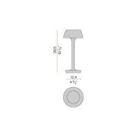 Panzeri Firefly In The Sky outdoor table lamp