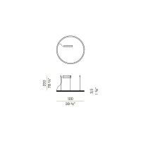 Panzeri Brooklyn Round 360 lampada a sospensione