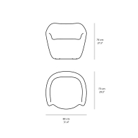 Slide armchair Reborn Chair