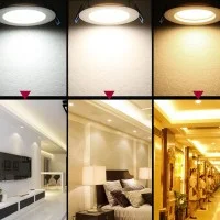 Lampo Recessed Round Downlight LED SYDNEY TRICOLOR 7W