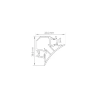 Lampo Profile kit corner veil Lampo Profile kit corner veil