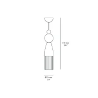 Masiero Nappe N0 suspension lamp