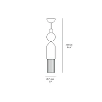 Masiero Nappe N4 suspension lamp