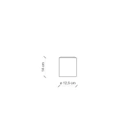 Ferroluce Pi ceiling lamp