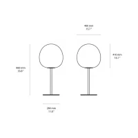 Foscarini Rituals Alta lampada led da tavolo