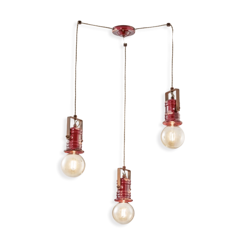 Ferroluce Urban Multipla lampada a sospensione Ferroluce Urban Multipla lampada a sospensione