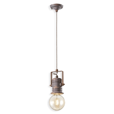 Ferroluce Urban Vintage 2 lampada a sospensione