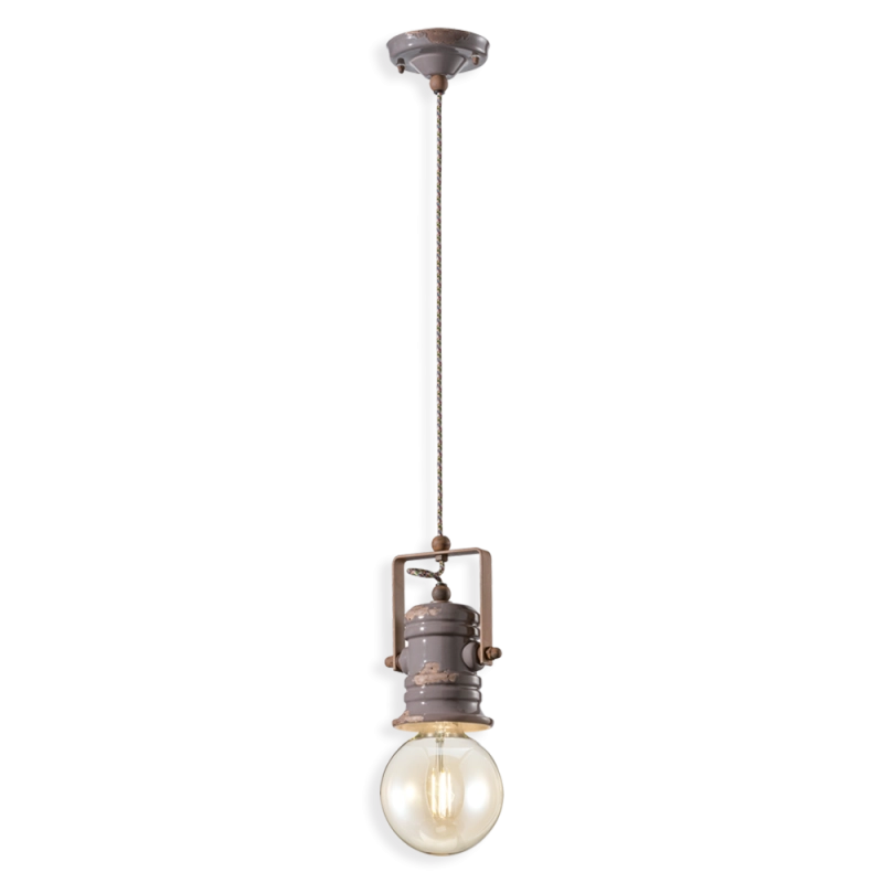Ferroluce Urban Vintage 2 lampada a sospensione