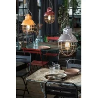 Ferroluce Industrial Vintage 2 lampada a sospensione