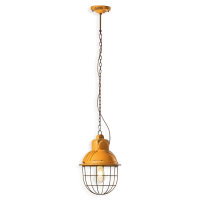 Ferroluce Industrial Vintage 2 lampada a sospensione