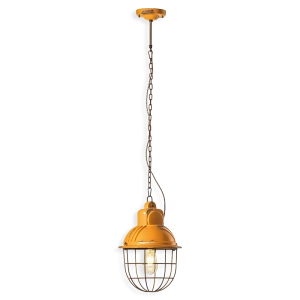 Ferroluce Industrial Vintage 2 lampada a sospensione