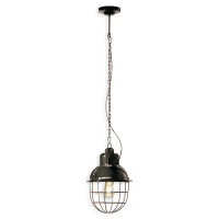 Ferroluce Industrial Vintage 2 lampada a sospensione Ferroluce Industrial Vintage 2 lampada a sospensione