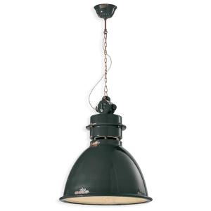 Ferroluce Industrial 4 lampada a sospensione