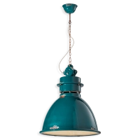 Ferroluce Industrial 4 lampada a sospensione