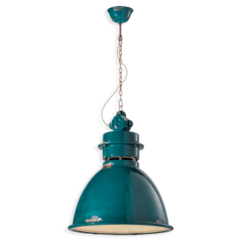 Ferroluce Industrial 4 lampada a sospensione