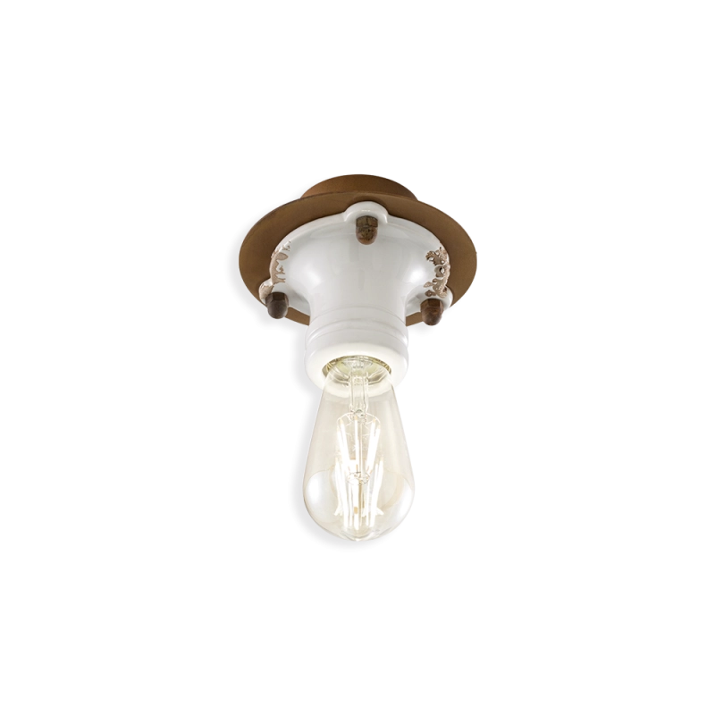 Ferroluce Pipes ceiling lamp