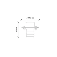 Ferroluce Pipes ceiling lamp
