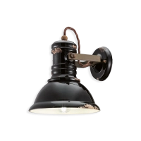 Ferroluce Industrial lampada da parete