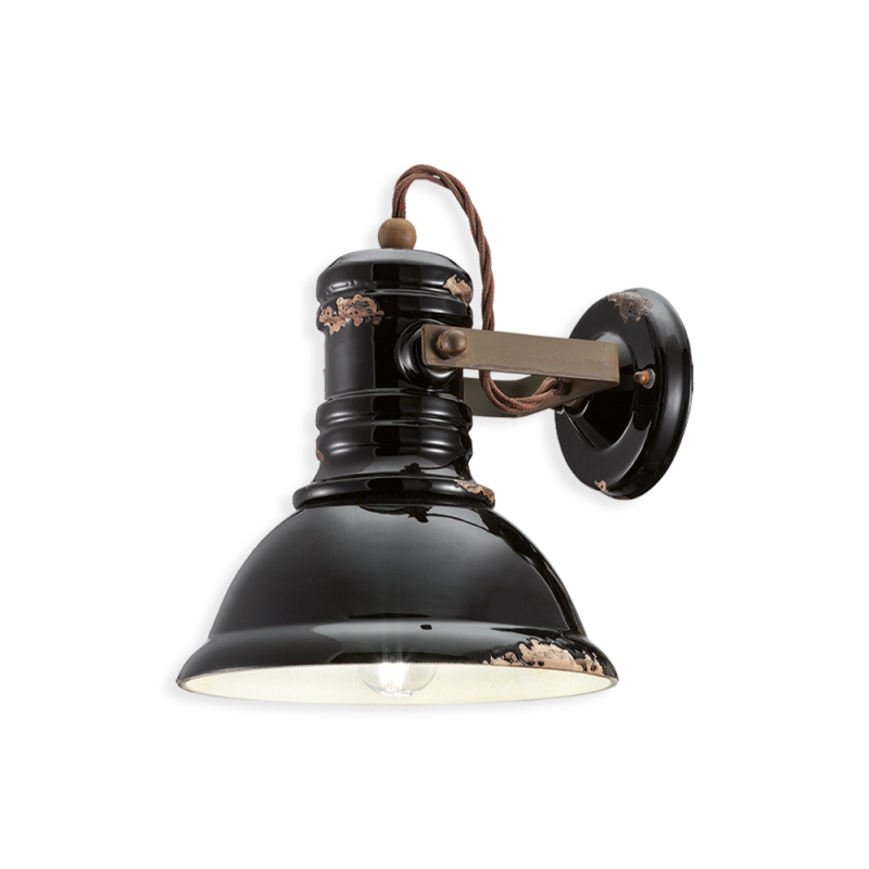 Ferroluce Industrial lampada da parete Ferroluce Industrial lampada da parete