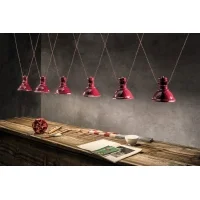 Ferroluce Industrial Multipla lampada a sospensione