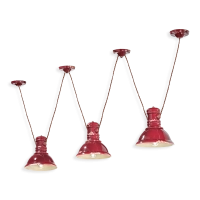 Ferroluce Industrial Multipla lampada a sospensione