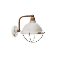 Ferroluce Industrial Vinatge lampada da parete