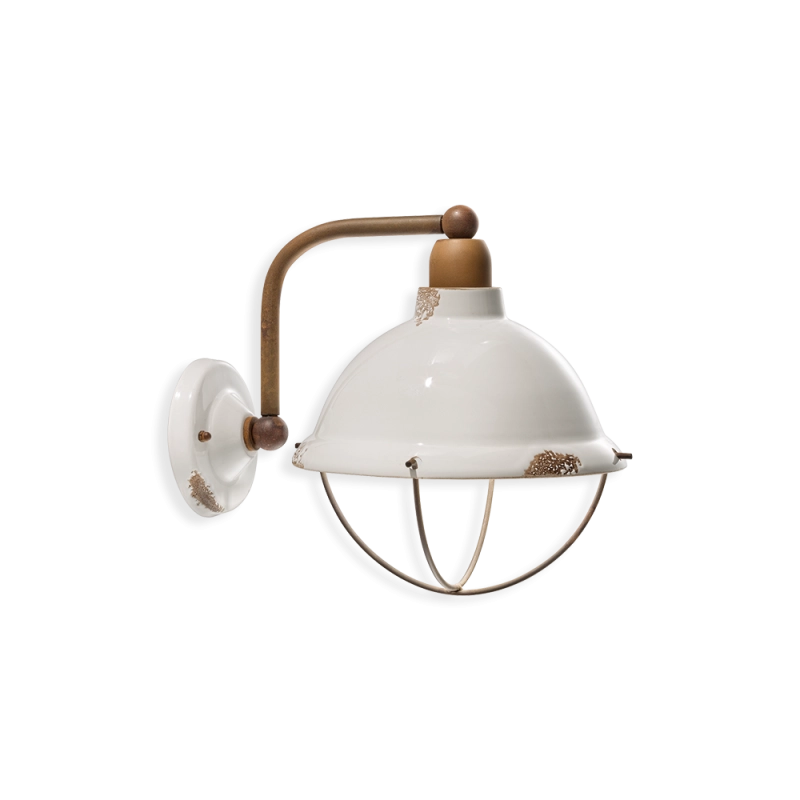 Ferroluce Industrial Vinatge lampada da parete Ferroluce Industrial Vinatge lampada da parete