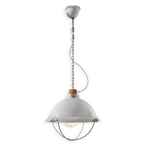 Ferroluce Industrial Vintage lampada a sospensione