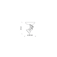 Ferroluce Loft lampada da soffitto