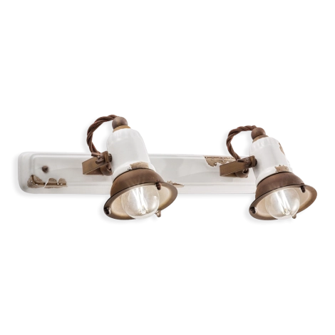Ferroluce Loft 2 lampada da parete