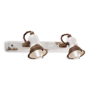 Ferroluce Loft 2 lampada da parete