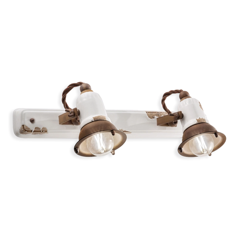 Ferroluce Loft 2 lampada da parete Ferroluce Loft 2 lampada da parete