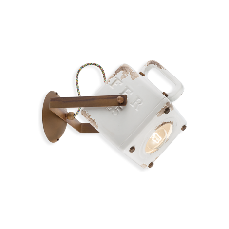 Ferroluce Industrial Vintage Wall Lamp