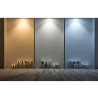 Lampo Faro SYDNEY 17W da Incasso Con Emergenza LED Tondo