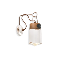 Ferroluce Industrial lampada da parete