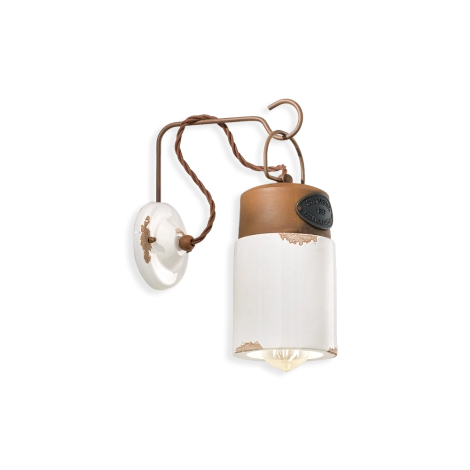 Ferroluce Industrial lampada da parete