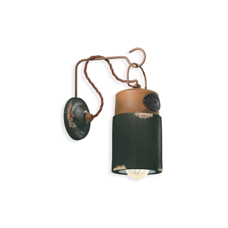 Ferroluce Industrial lampada da parete