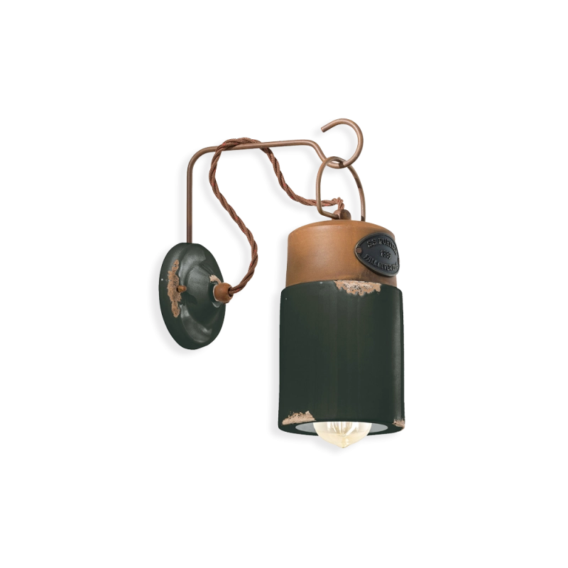 Ferroluce Industrial lampada da parete Ferroluce Industrial lampada da parete