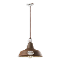 Ferroluce Grunge 2 lampada a sospensione
