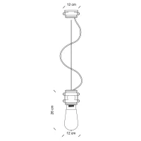 Ferroluce Urban lampada a sospensione