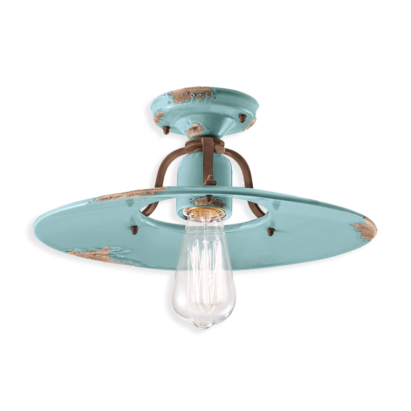 Ferroluce Country ceiling lamp