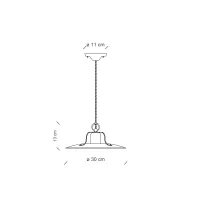 Ferroluce Country 2 suspension lamp