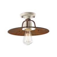 Ferroluce Grunge lampada da soffitto