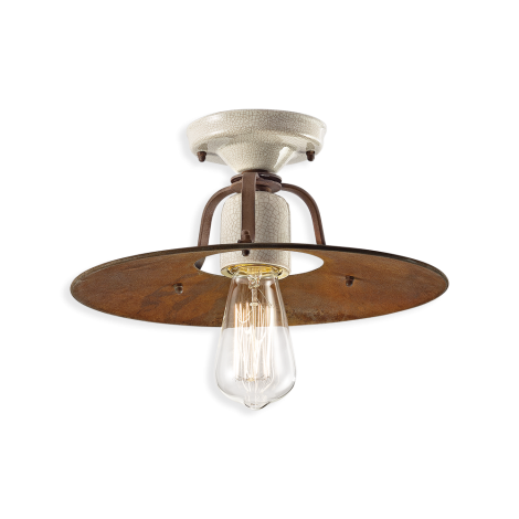 Ferroluce Grunge lampada da soffitto